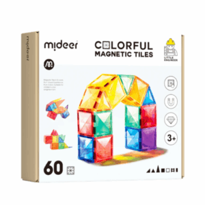 Colorful Magnetic Tiles 60pcs