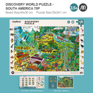 Discovery Puzzle Big World Small World-South America 70 pcs