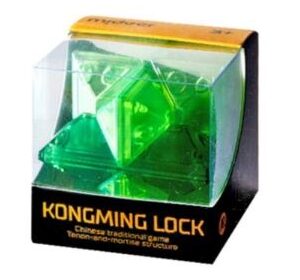 Mideer Neon Space Kongming Lock - Hexagonal Gem + Liu-Tong Lock