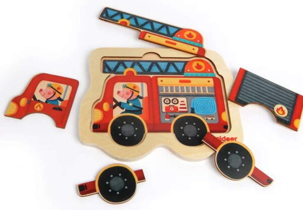 Mini-discover puzzle fire engine 5 pcs - Image 3