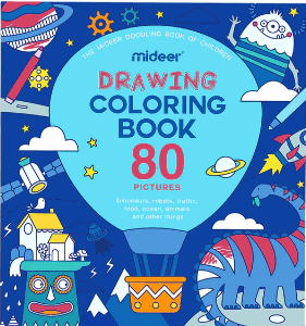 Drawing Coloring Book Blue