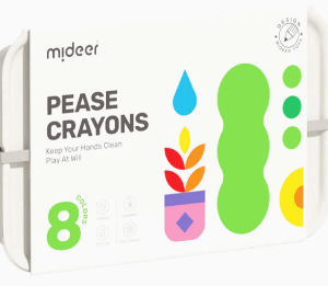 Crayones en forma de guisante 8 colores