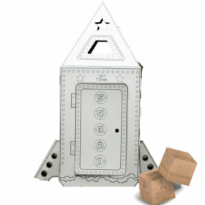 Cohete armable de cartón